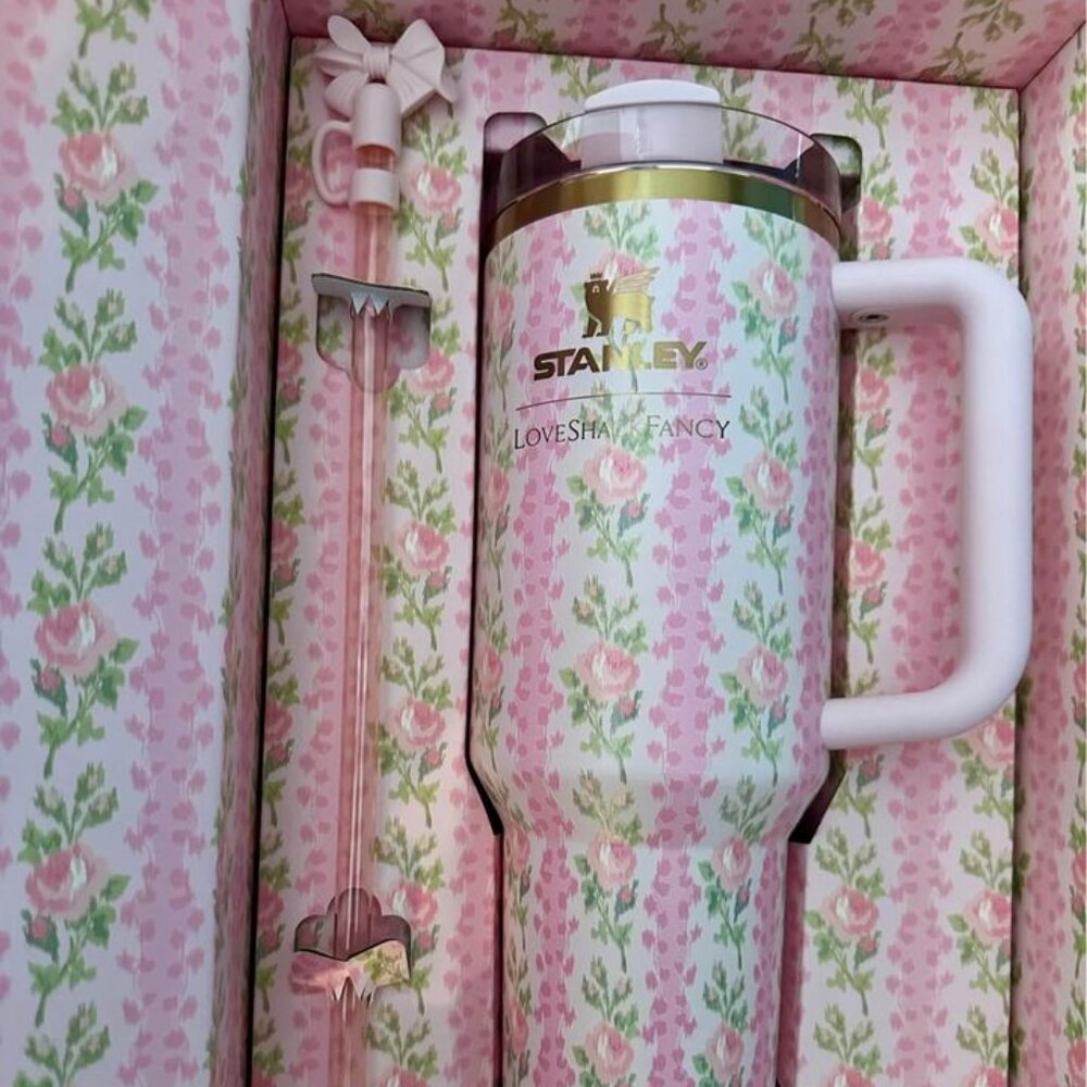 NIB Stanley x LoveShackFancy Quencher | 40 OZ - Blooming Heirloom